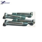 Class 8.8 Hex bolts with half thread  zinc plated finishing
